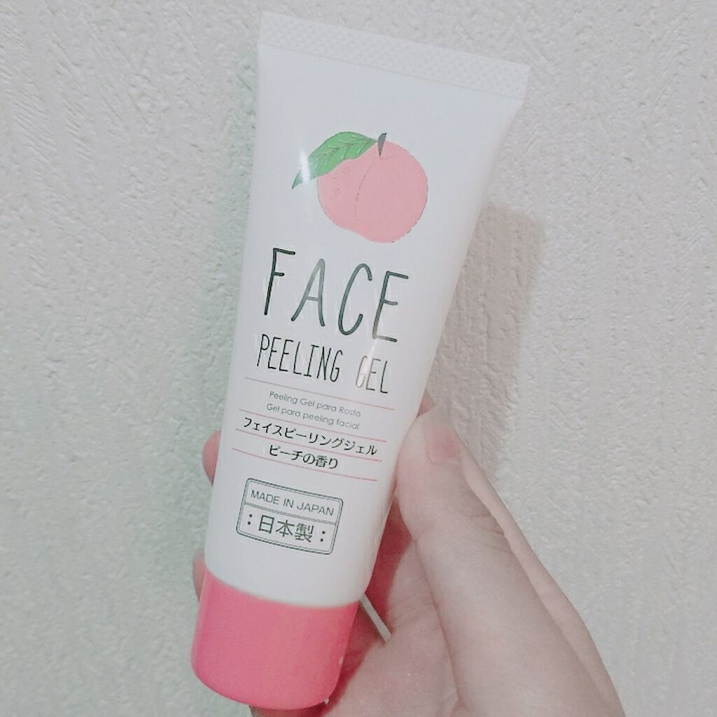 フェイスピーリングジェル ピーチの香り/DAISO/ピーリングを使ったクチコミ(2枚目)