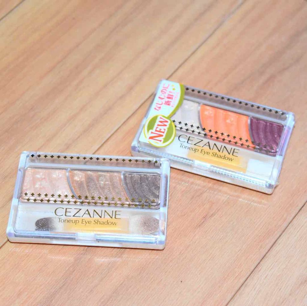 トーンアップアイシャドウ/CEZANNE/アイシャドウパレットを使ったクチコミ（1枚目）