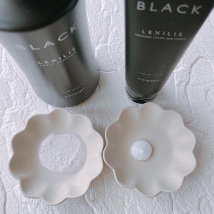 ブラック フレグランス スタイリング ヘアエッセンス/LEXILIS/アウトバストリートメントを使ったクチコミ(4枚目)