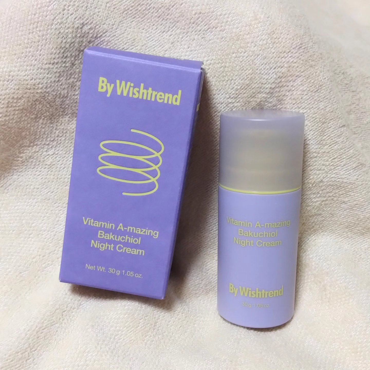 ビタミンA-mazingバクチオールナイトクリーム/By Wishtrend/フェイスクリームを使ったクチコミ（1枚目）