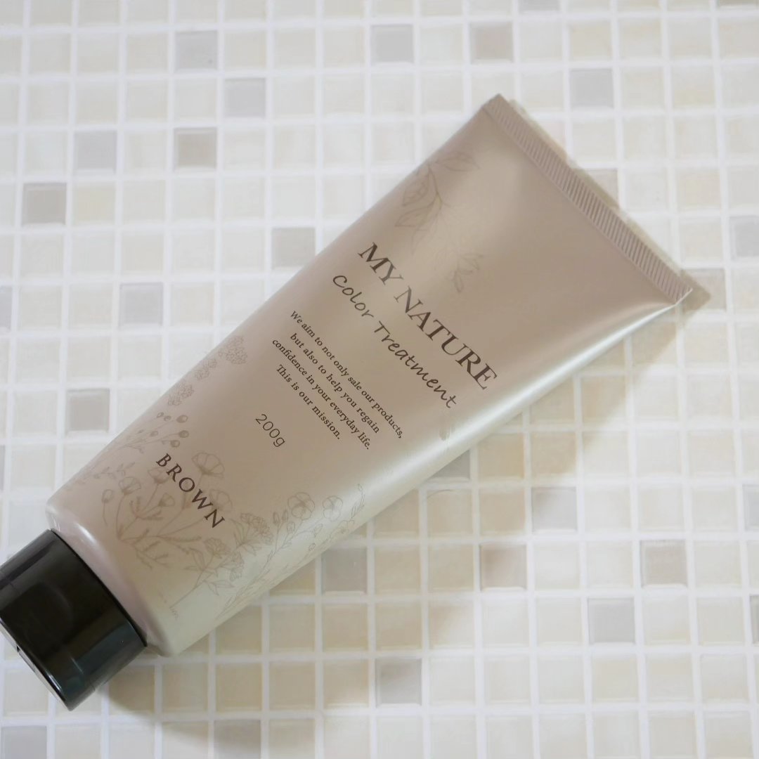 オールインワン カラートリートメント/マイナチュレ/ヘアカラーを使ったクチコミ（1枚目）