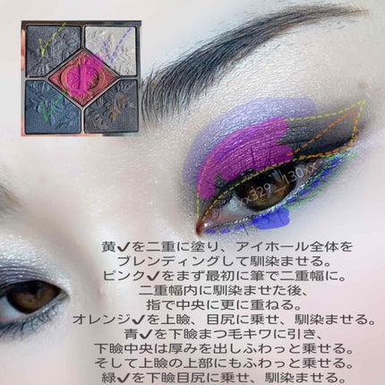 【旧】サンク クルール クチュール/Dior/アイシャドウパレットを使ったクチコミ(7枚目)