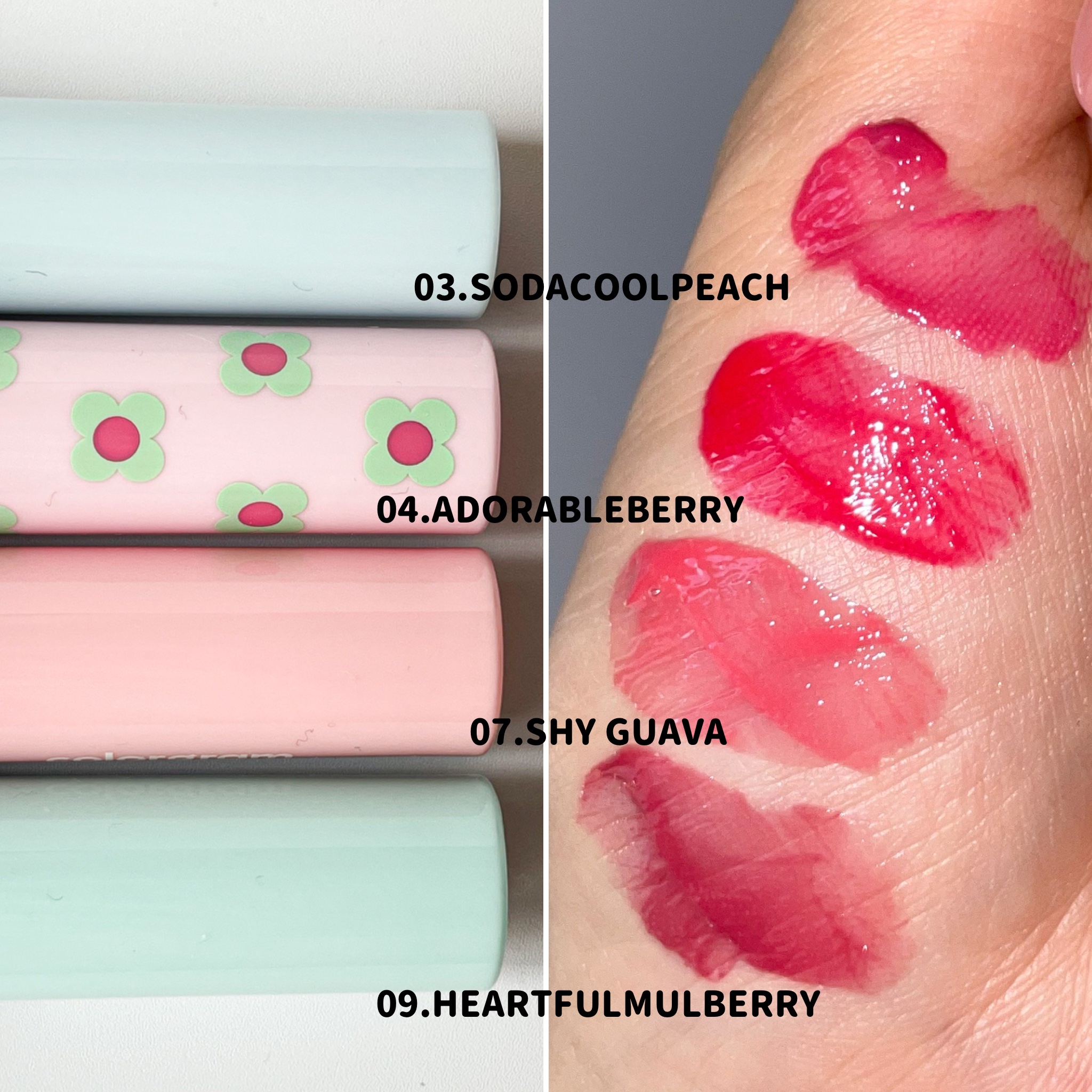 タンフルグラスティント/Colorgram/リップティントを使ったクチコミ（3枚目）