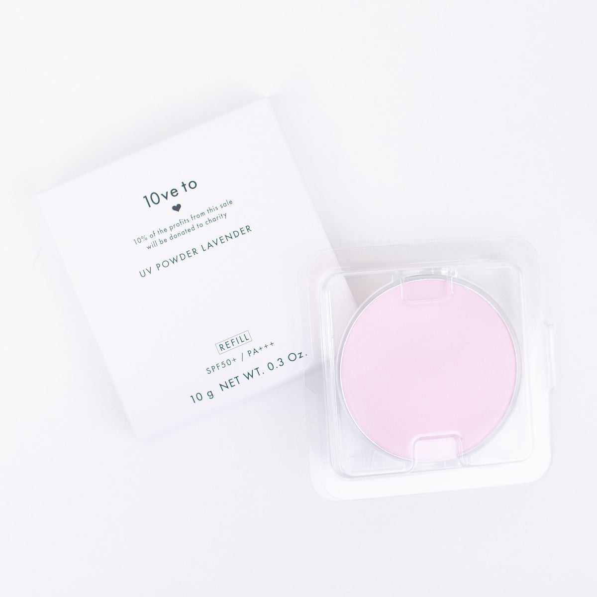 10ve to UVパウダー ラベンダー リフィル10g