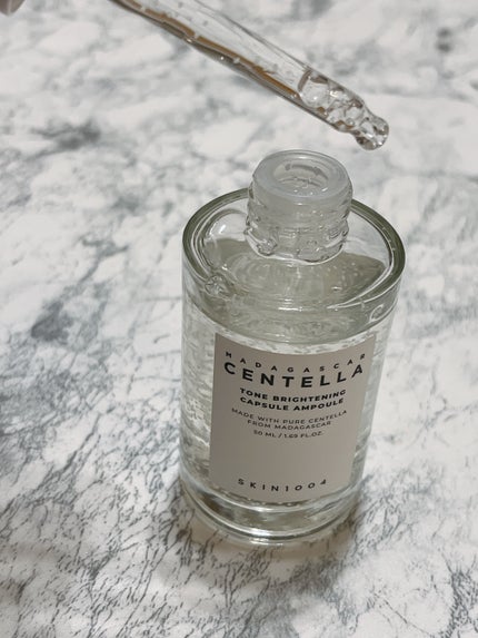 トーンブライトニング カプセルアンプル/SKIN1004/美容液を使ったクチコミ(3枚目)