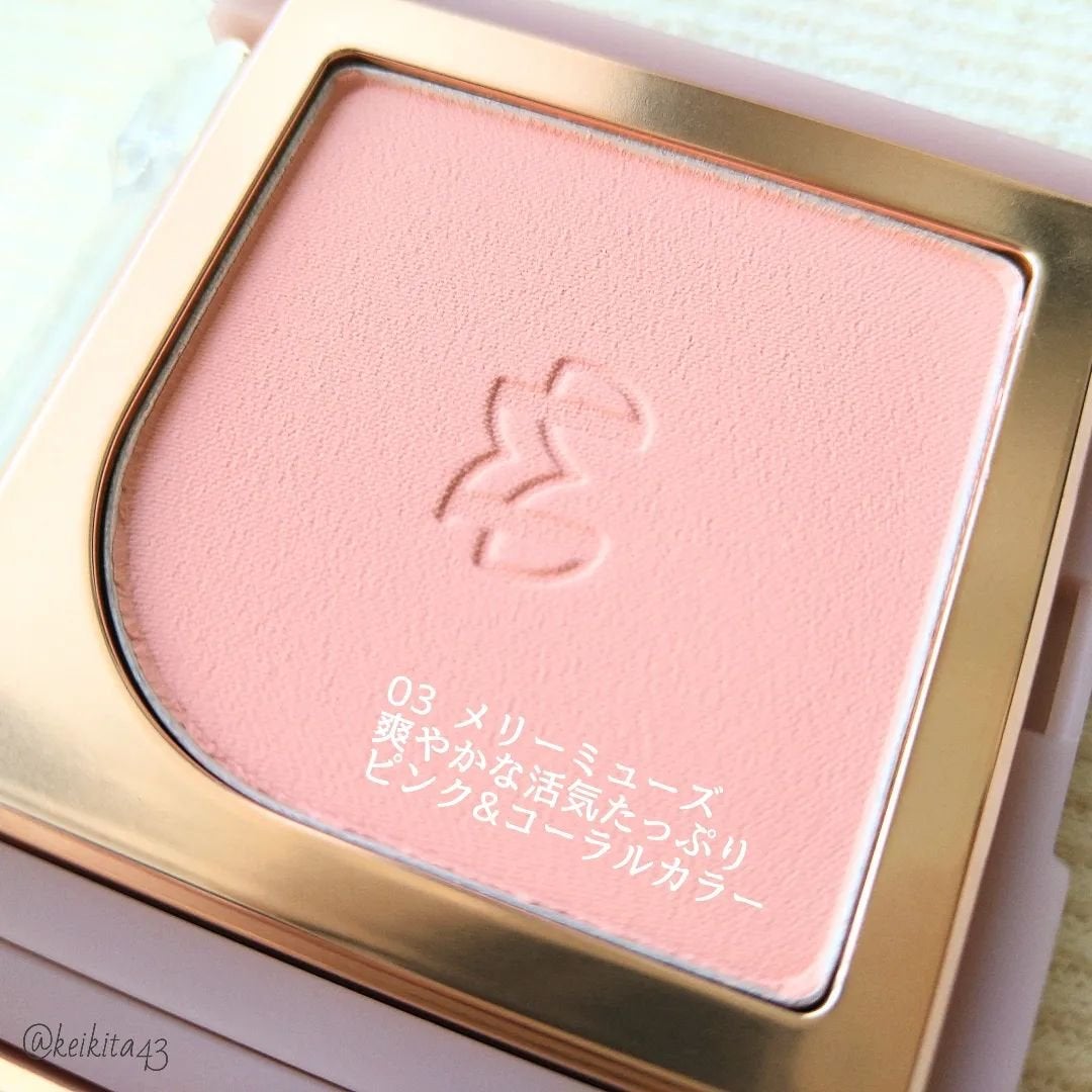 フラッターブラッシャー/mude/パウダーチークを使ったクチコミ(3枚目)