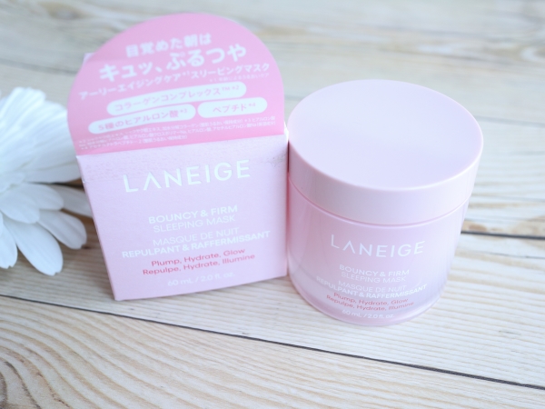 バウンシースリーピングマスク/LANEIGE/フェイスクリームを使ったクチコミ（1枚目）