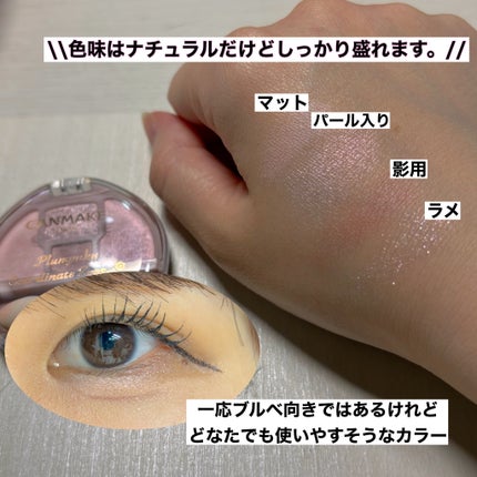 プランぷくコーデアイズ/キャンメイク/パウダーアイシャドウを使ったクチコミ(2枚目)