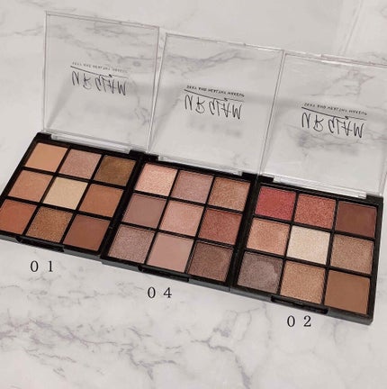 UR GLAM BLOOMING EYE COLOR PALETTE/U R GLAM/アイシャドウパレットを使ったクチコミ(4枚目)