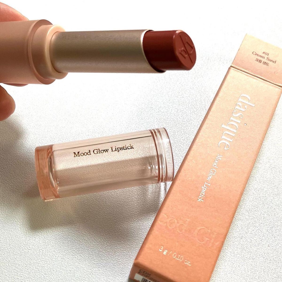 ムードグロウリップスティック/dasique/口紅を使ったクチコミ（1枚目）