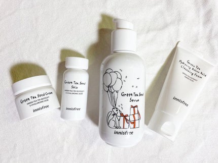 グリーンティーシード セラム N スペシャルセット/innisfree/スキンケアキットを使ったクチコミ(2枚目)