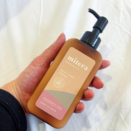 ボディケアクリーム 無香料/mitera organics/ボディクリームを使ったクチコミ(3枚目)