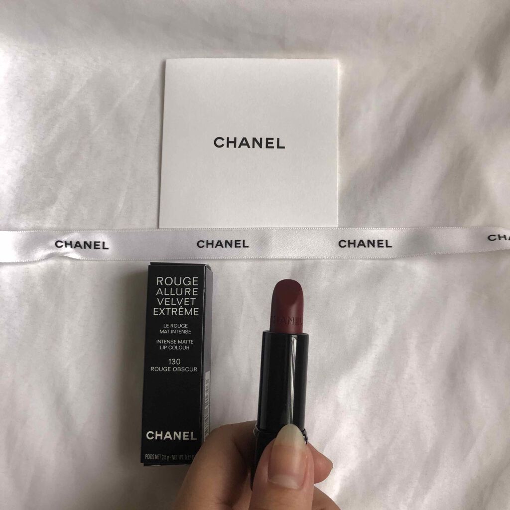 ルージュ アリュール ヴェルヴェット エクストレム/CHANEL/口紅を使ったクチコミ(2枚目)