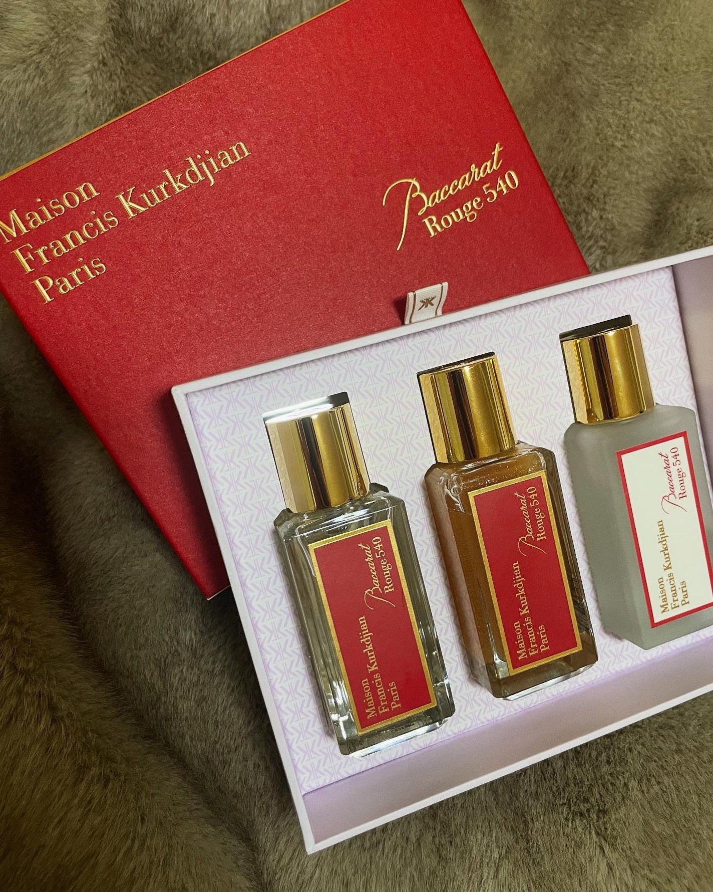 バカラ ルージュ 540 ボディ リチュアルセット/メゾン フランシス クルジャン/その他キットセットを使ったクチコミ(1枚目)