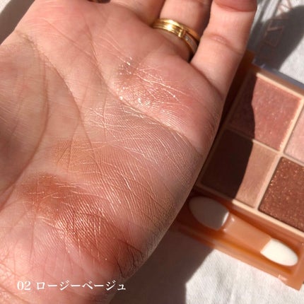 ベージュトーンアイシャドウ/CEZANNE/アイシャドウパレットを使ったクチコミ(4枚目)