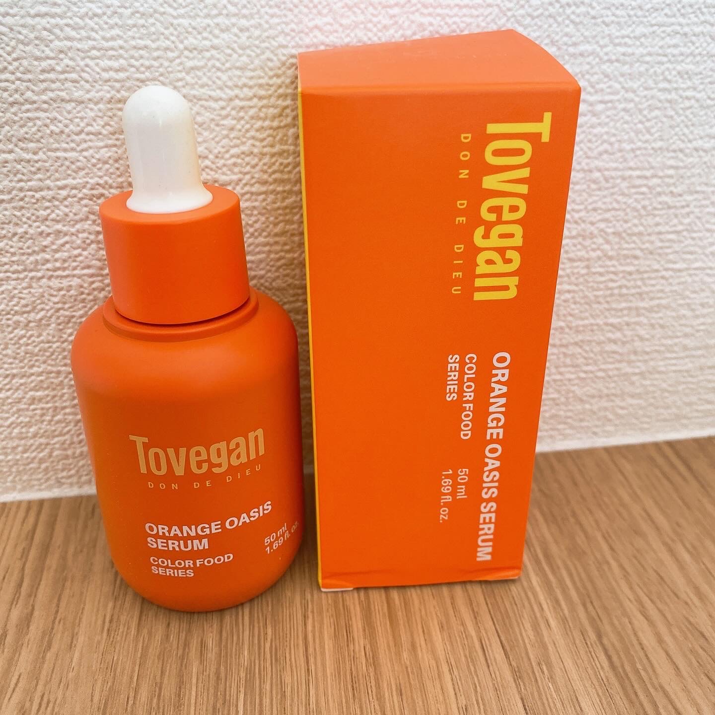 カラーフードシリーズオレンジオアシスセラム/Tovegan/美容液を使ったクチコミ（1枚目）