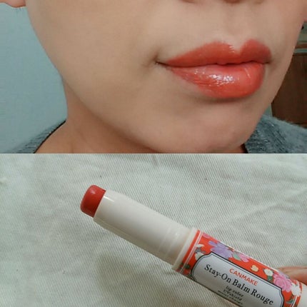 ステイオンバームルージュ/キャンメイク/口紅を使ったクチコミ(4枚目)