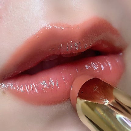 ラスティンググロスリップ/CEZANNE/口紅を使ったクチコミ(4枚目)