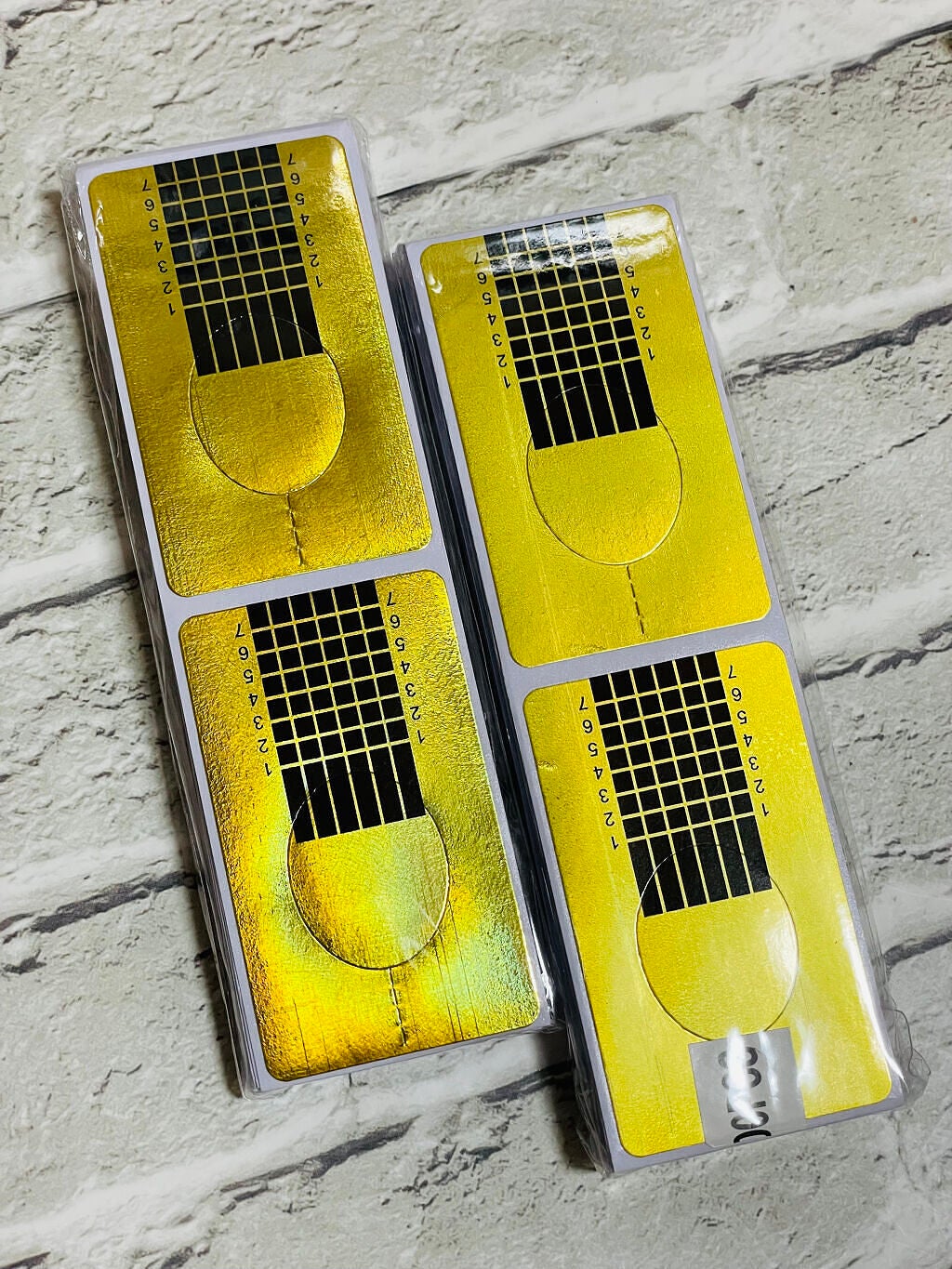 ジェルネイル ネイルフォーム長さだしシール /DDC /ネイル用品を使ったクチコミ(1枚目)