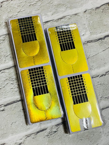 ジェルネイル ネイルフォーム長さだしシール /DDC /ネイル用品を使ったクチコミ(1枚目)