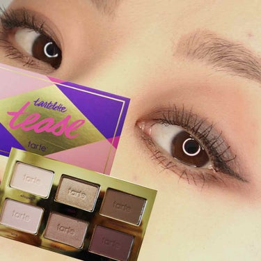 ✨Spring Smoky Eye Look✨ Tarte teaseパレットを使って、スモーキー アイメイク。ピンク系くすみカラーで、やり過ぎない程度のスモーキー アイ ルックになります👍春は甘めの化