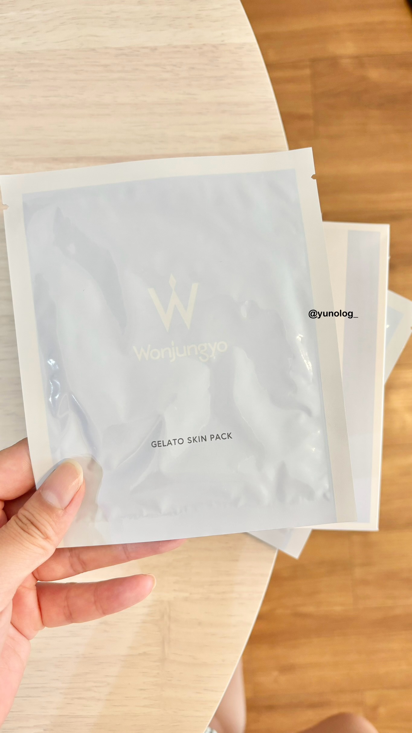 ウォンジョンヨ ジェラートスキンパック/Wonjungyo/シートマスク・パックを使ったクチコミ（2枚目）