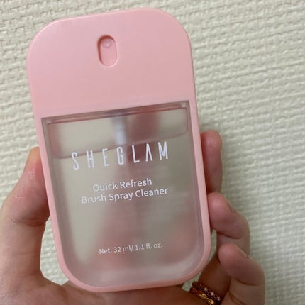 Quick Refresh ブラシクリーナースプレー/SHEGLAM/メイクブラシを使ったクチコミ(1枚目)