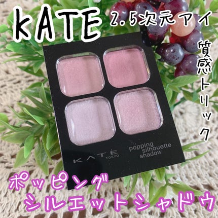 ケイト ポッピングシルエットシャドウ/KATE/アイシャドウパレットを使ったクチコミ(1枚目)