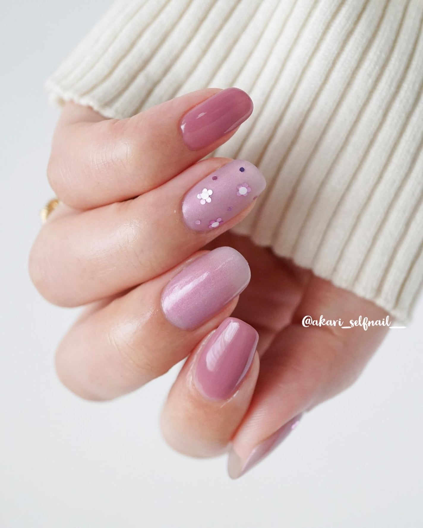 グロッシーコート/スキューズミー/オールインワンネイルを使ったクチコミ(7枚目)