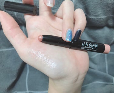 UR GLAM　EYESHADOW STICK 01 ライトピンク/U R GLAM/ジェル・クリームアイシャドウを使ったクチコミ（3枚目）