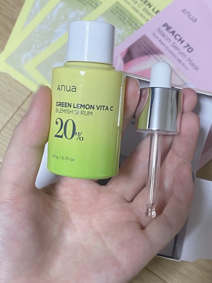 グリーンレモン ピュアビタC セラム/Anua/美容液を使ったクチコミ(2枚目)