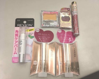 久しぶりにプチプラ商品をたくさん買いました。

キャンメイクのリップアンドチークとレブロンのリップスクラブ以外はもともともっているものの色違いのためサラッといきたいとおもいます。細かくは後日しっかりレビ