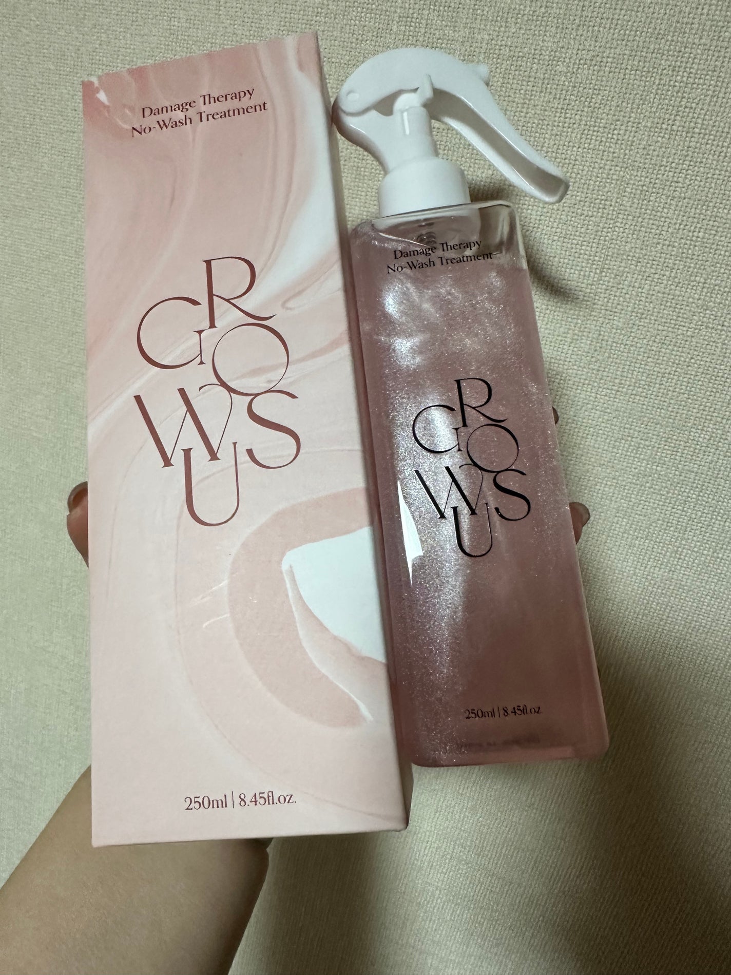 洗い流さないトリートメント/GROWUS/アウトバストリートメントを使ったクチコミ(1枚目)