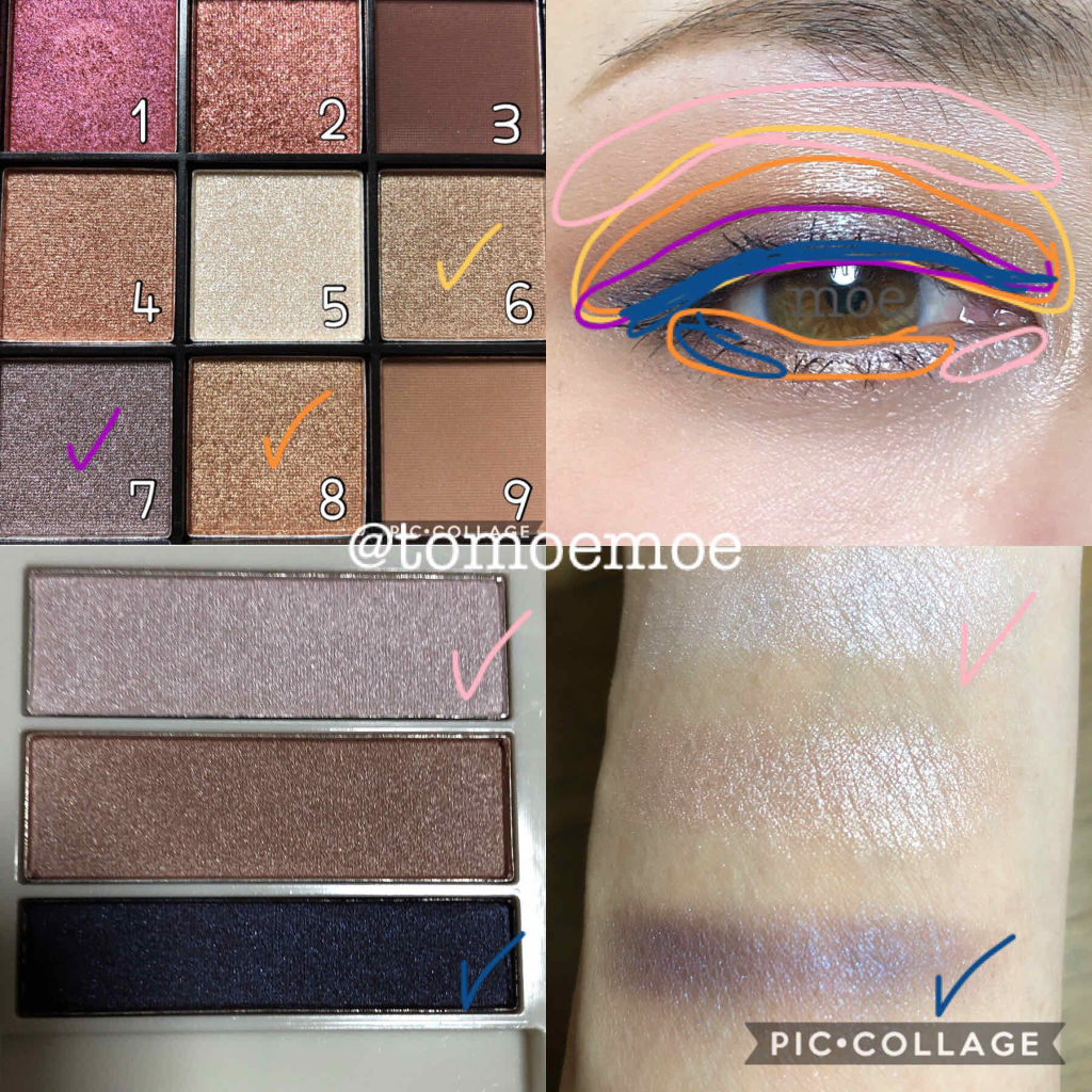 AC グラデーションアイカラー/AC MAKEUP/アイシャドウパレットを使ったクチコミ（3枚目）