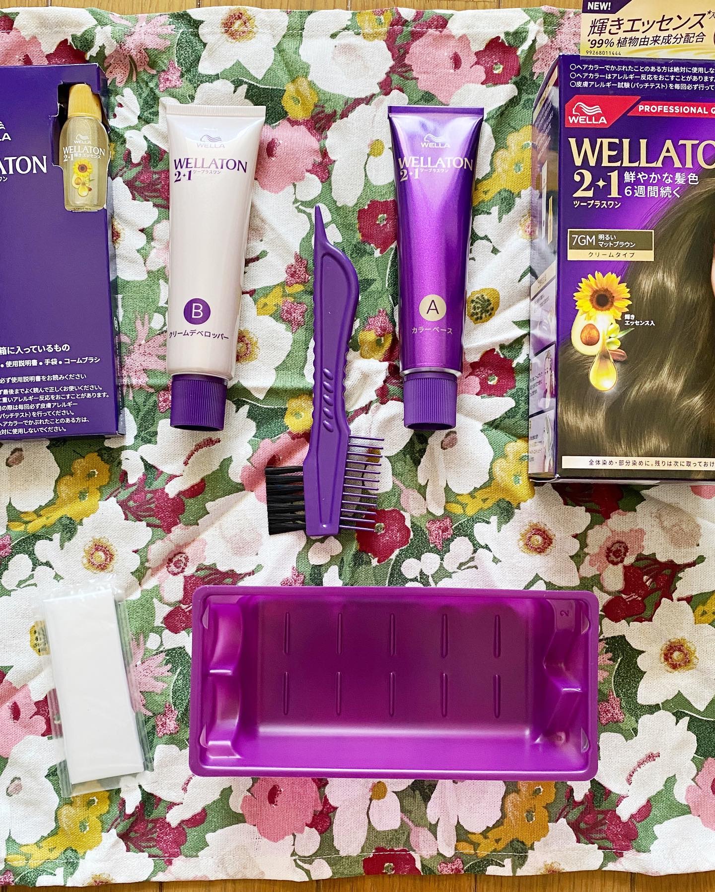 ウエラトーン ツープラスワン クリームタイプ/ウエラ/ヘアカラーを使ったクチコミ（2枚目）