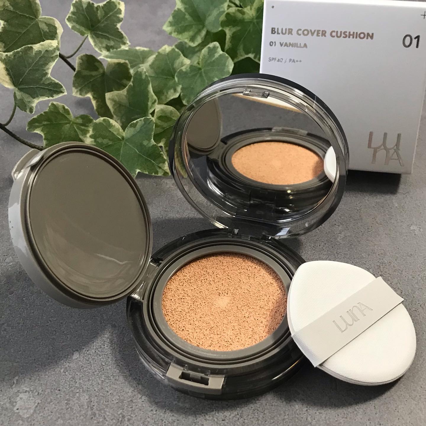 ブラーカバークッション/LUNA/クッションファンデーションを使ったクチコミ（3枚目）