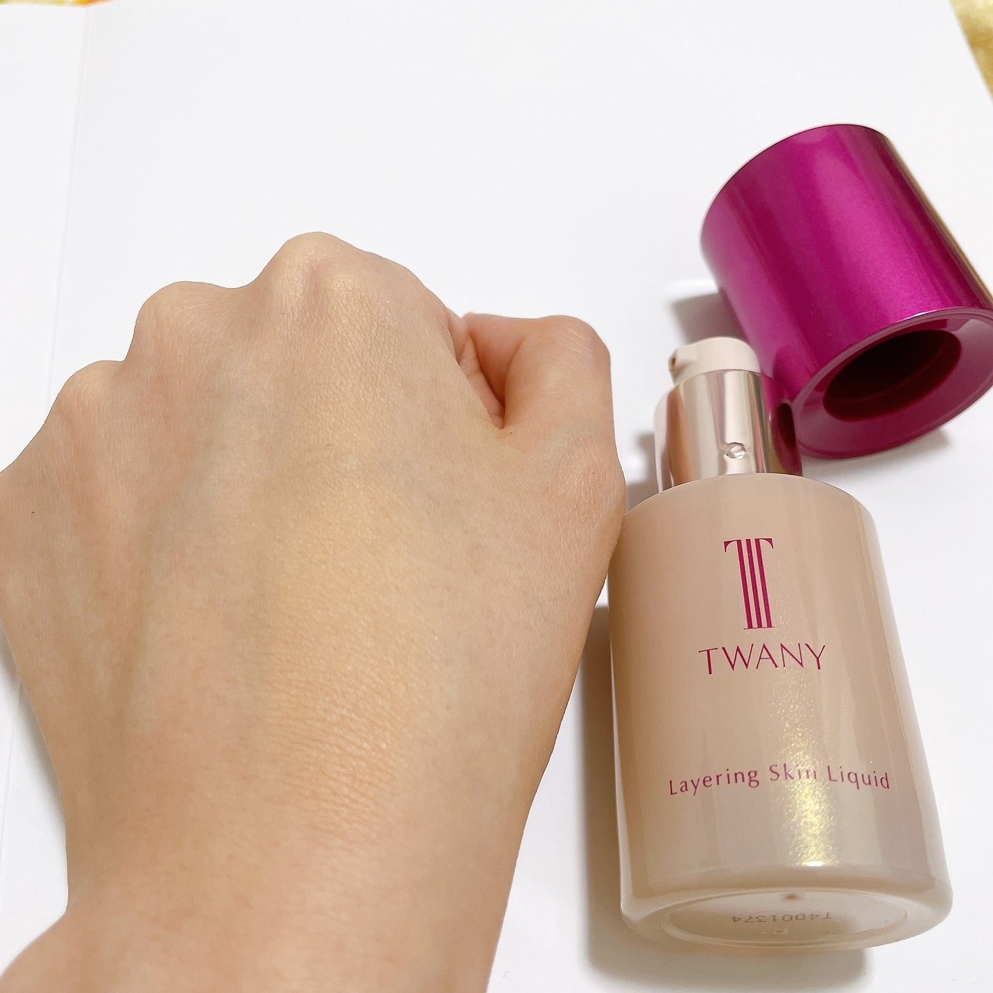 トワニー レイヤリングスキンリクイド/TWANY/リキッドファンデーションを使ったクチコミ(3枚目)