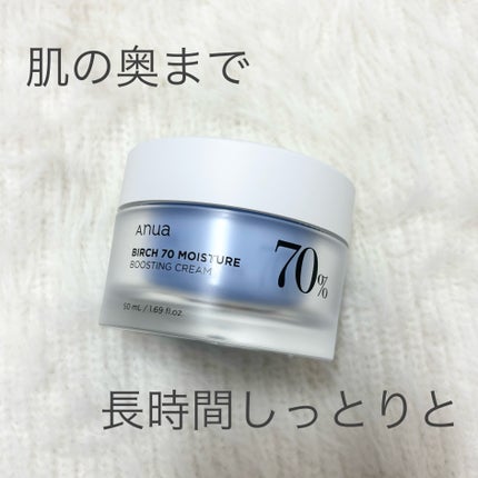 シラカバ水分ブースティングクリーム/Anua/フェイスクリームを使ったクチコミ(1枚目)