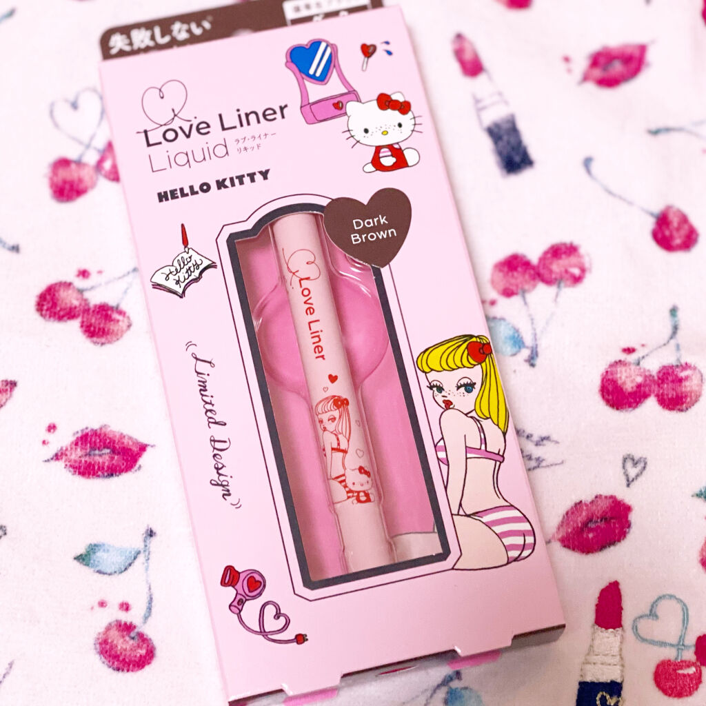 ラブ・ライナー リキッドアイライナーＲ３ ダークブラウン（サンリオキャラクターズ）/ラブ・ライナー/リキッドアイライナーを使ったクチコミ（1枚目）
