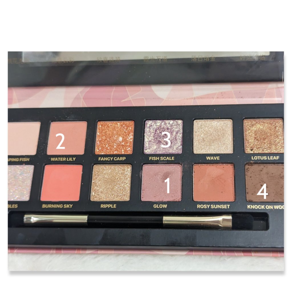 エクスプローラ12色 動物アイシャドウパレット 鯉/PERFECT DIARY/アイシャドウパレットを使ったクチコミ（3枚目）