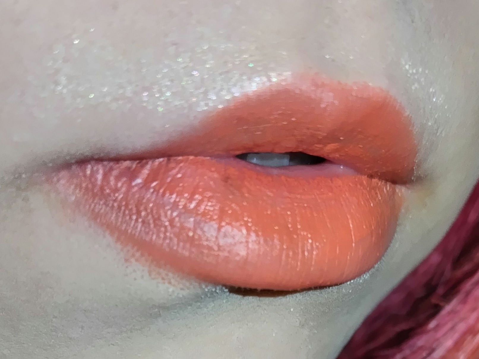 パウダー キス ベルベット ブラー スリム リップスティック ソーリー ノット ソーリー/M・A・C/口紅を使ったクチコミ（2枚目）