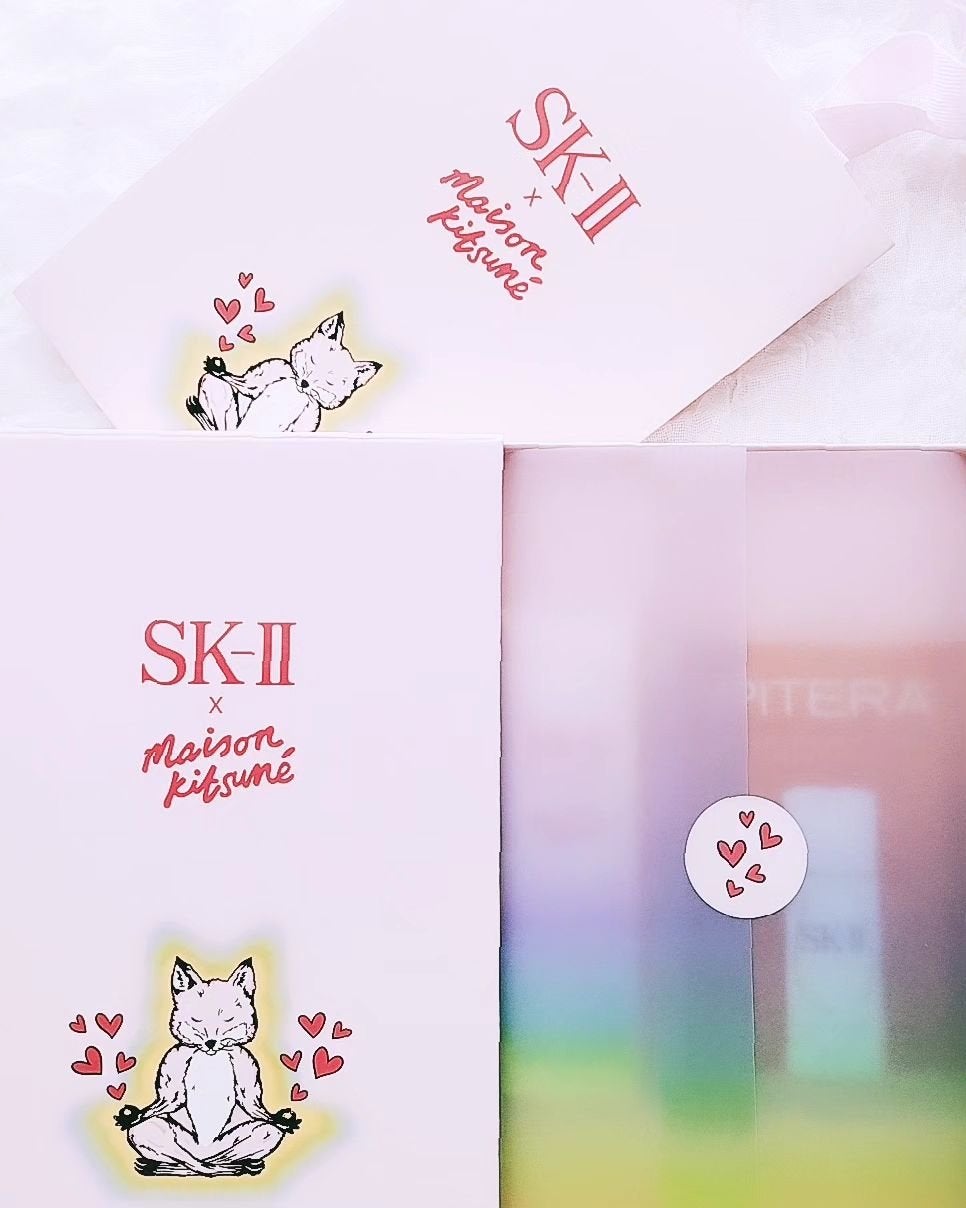 SK-II × MAISON KITSUNÉ スプリング リミテッド エディション トライアル キット/SK-II/トライアルキットを使ったクチコミ(3枚目)