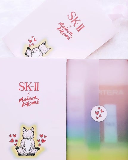 SK-II × MAISON KITSUNÉ スプリング リミテッド エディション トライアル キット/SK-II/トライアルキットを使ったクチコミ(3枚目)