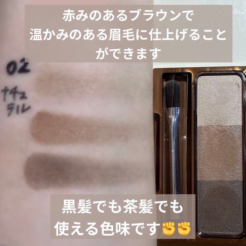 ノーズ&アイブロウパウダー/CEZANNE/パウダーアイブロウを使ったクチコミ(6枚目)