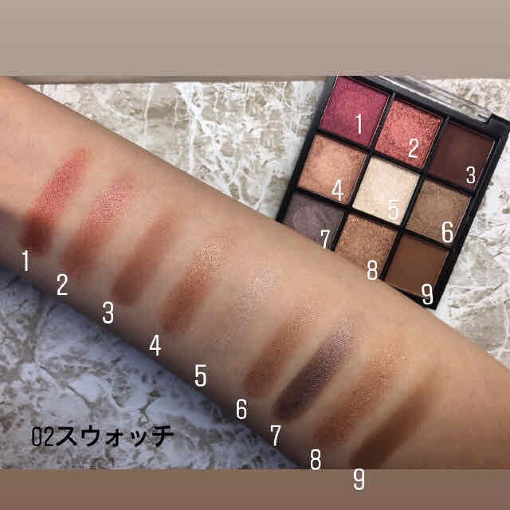 UR GLAM　BLOOMING EYE COLOR PALETTE/U R GLAM/アイシャドウパレットを使ったクチコミ（3枚目）