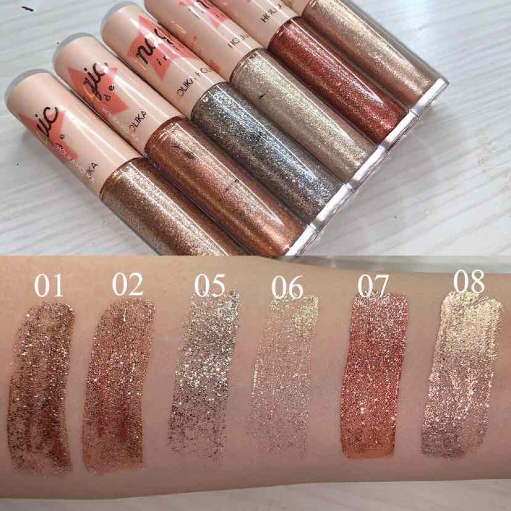 アイメタルグリッター/HOLIKA HOLIKA/グリッターを使ったクチコミ（2枚目）