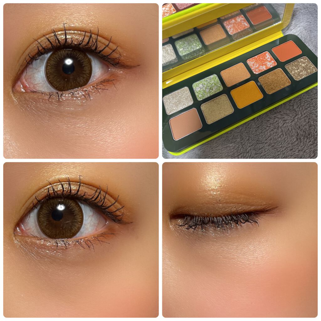 マッチャ ジェノワーズ アイ パレット /shu uemura/アイシャドウパレットを使ったクチコミ（2枚目）