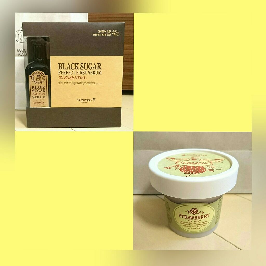 ブラックシュガー パーフェクトファーストセラム2X エッセンシャル(旧)/SKINFOOD/美容液を使ったクチコミ(1枚目)