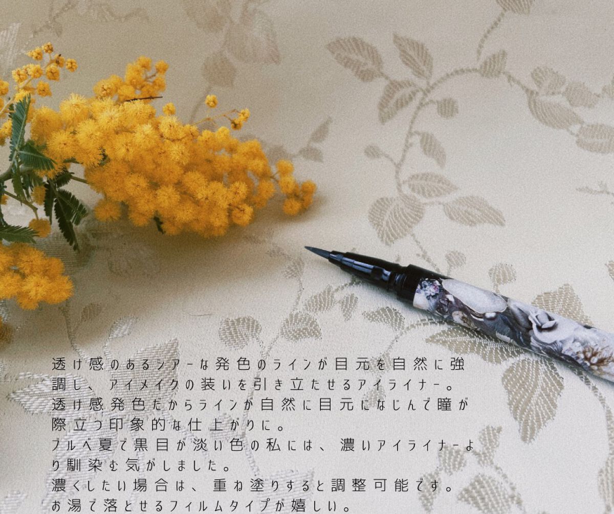 シアーペインティングライナー/KATE/リキッドアイライナーを使ったクチコミ(2枚目)