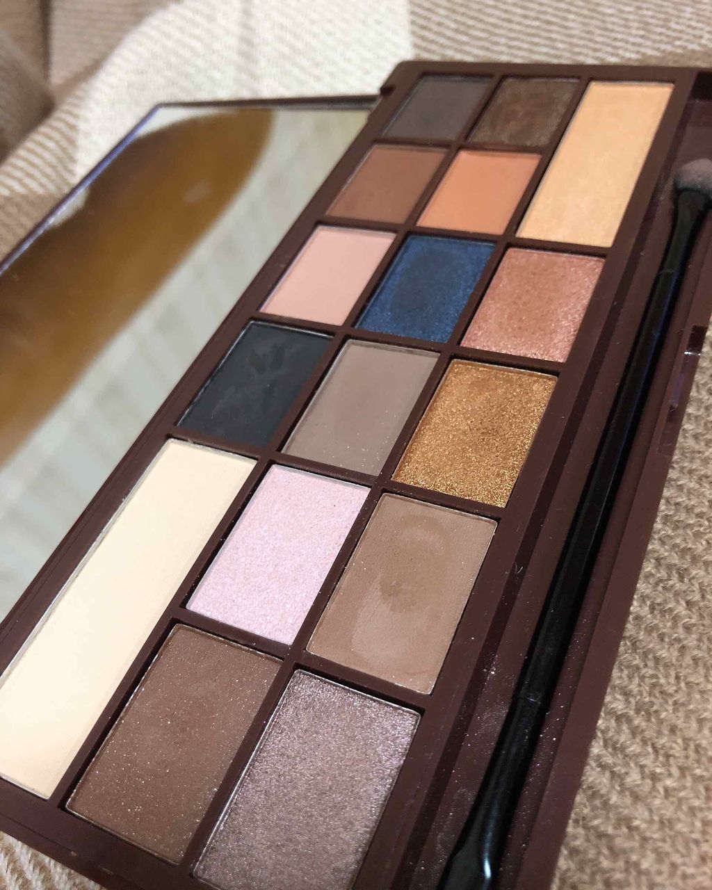 アイラブチョコレート/MAKEUP REVOLUTION/アイシャドウパレットを使ったクチコミ(3枚目)